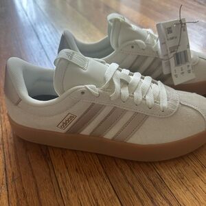 Adidas Cream and Tan Sneakers-NBW